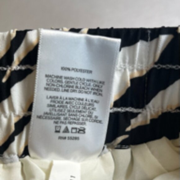 Express High Waisted Pleated Maxi Skirt Tiger Print L - Picture 10 of 10